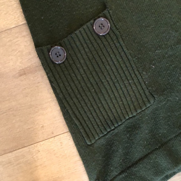 London Times Dark Green Sweater Dress - Picture 4 of 9